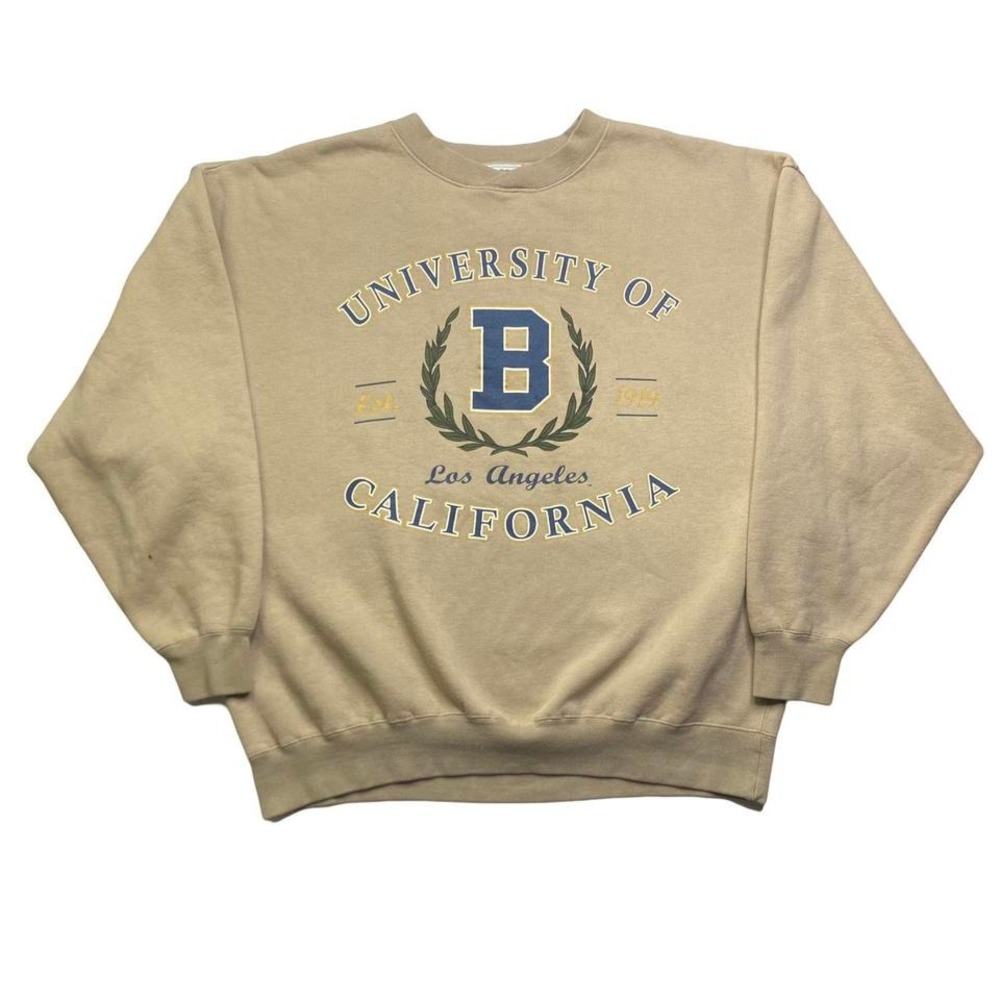 Vintage UCLA Bruins college brown sweater‎